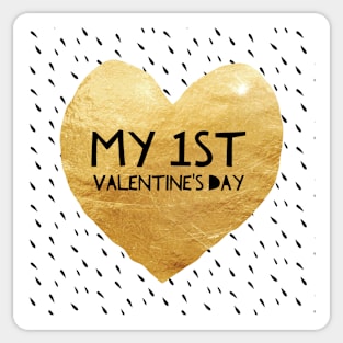 Baby's 1st Valentine's Day Sticker